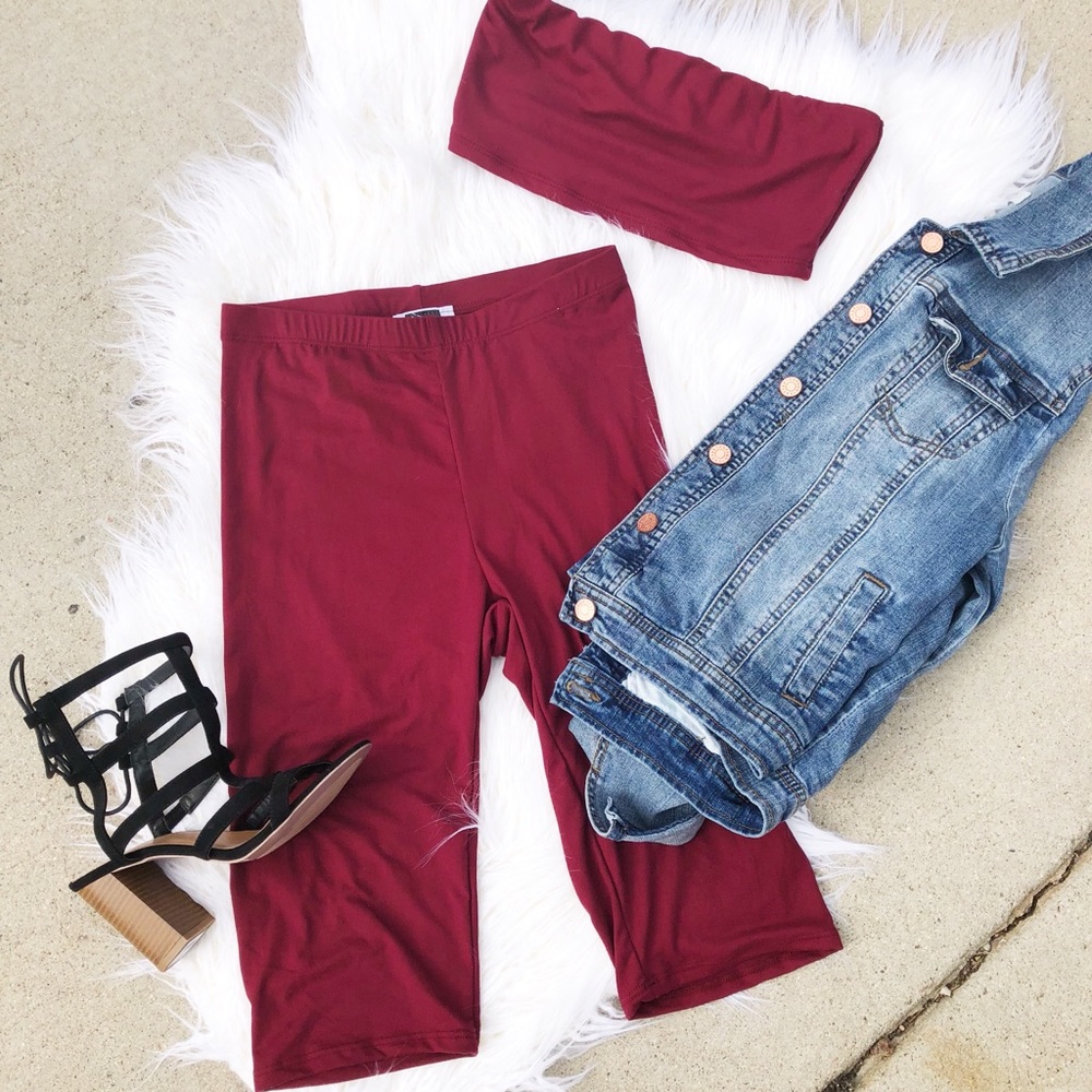 SOLD Kylie Biker Short Set